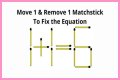 Matchstick Riddle: Solve 1x5=8 by Moving Just 1 Stick